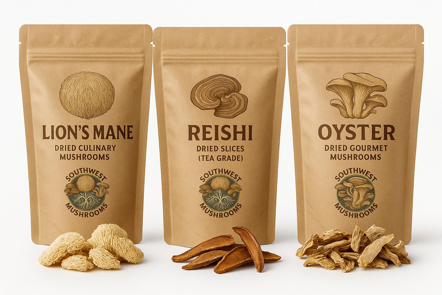 Dried Gourmet & Medicinal Mushrooms – Premium Quality