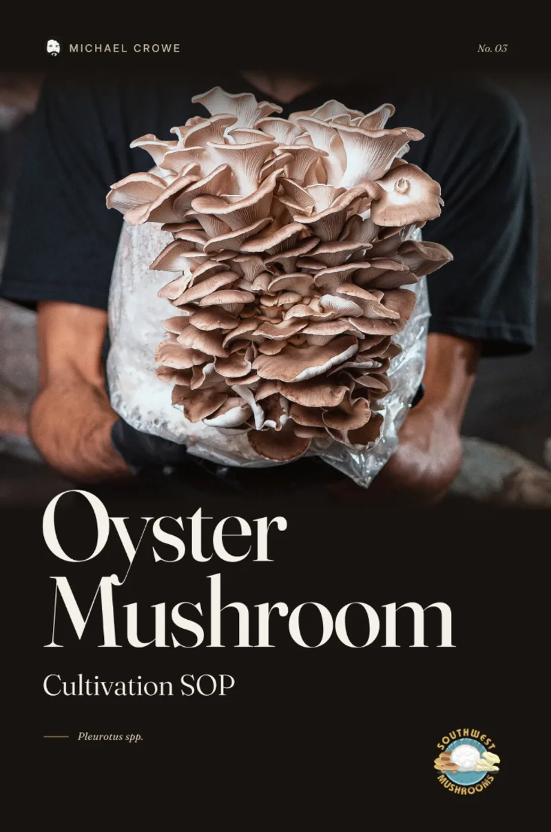 Cover of Oyster Mushroom Cultivation SOP by Michael Crowe