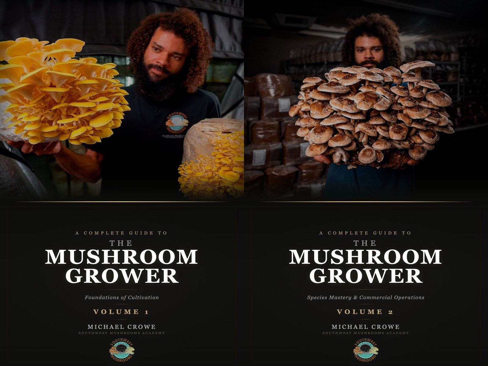 The Mushroom Grower Hardcover Bundle — both volumes